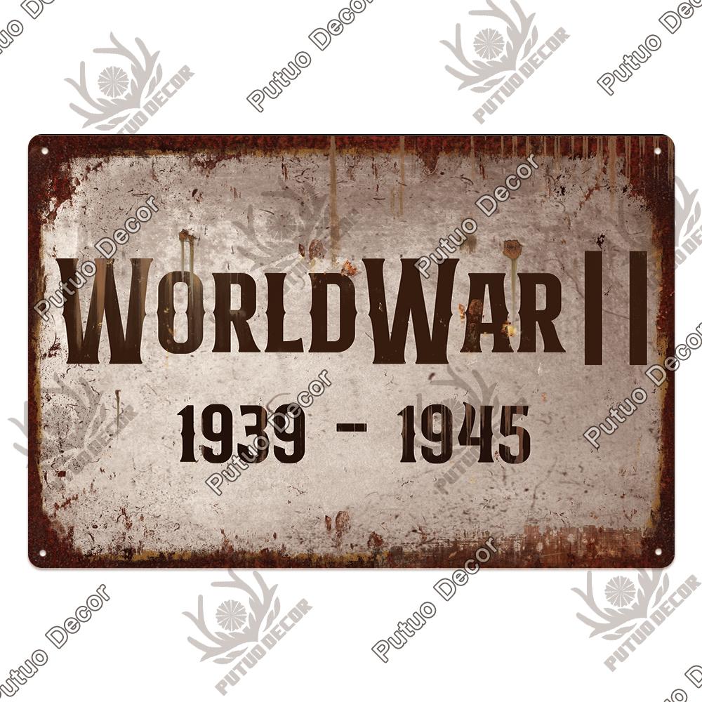 Decor Russian Stalingrad WW II History Metal Tin Sign Vintage Landmark Decorative Plaque for Bar Club Man Cave Wall Decor