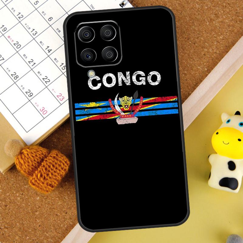 Congo Democratic Republic Flag Case For Samsung Galaxy M31 M51 M21 M12 M32 M52 M20 M13 M23 M33 M53 M14 M34 M54 M30s Cover
