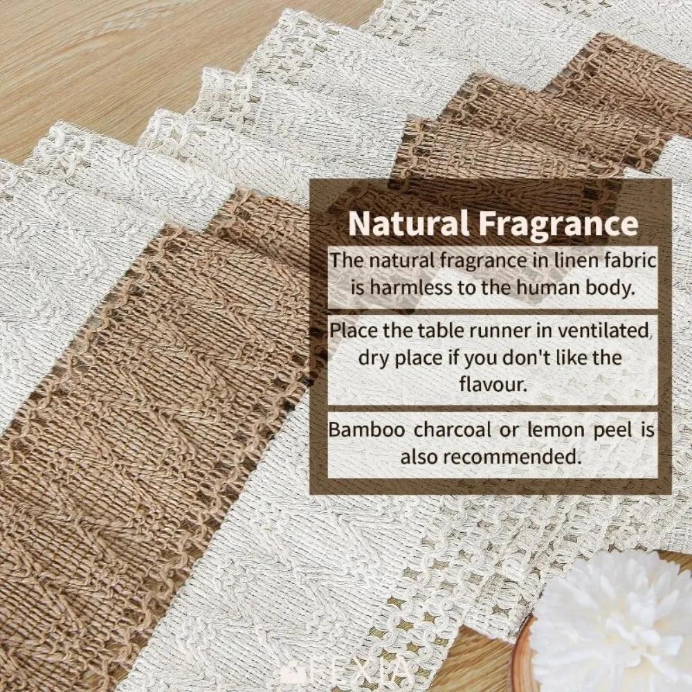 Tassel Table Flags Weave Tassels Cotton Linen Desktops Practical Decorates Home Desktop Simple Splicing Together Tables Flags