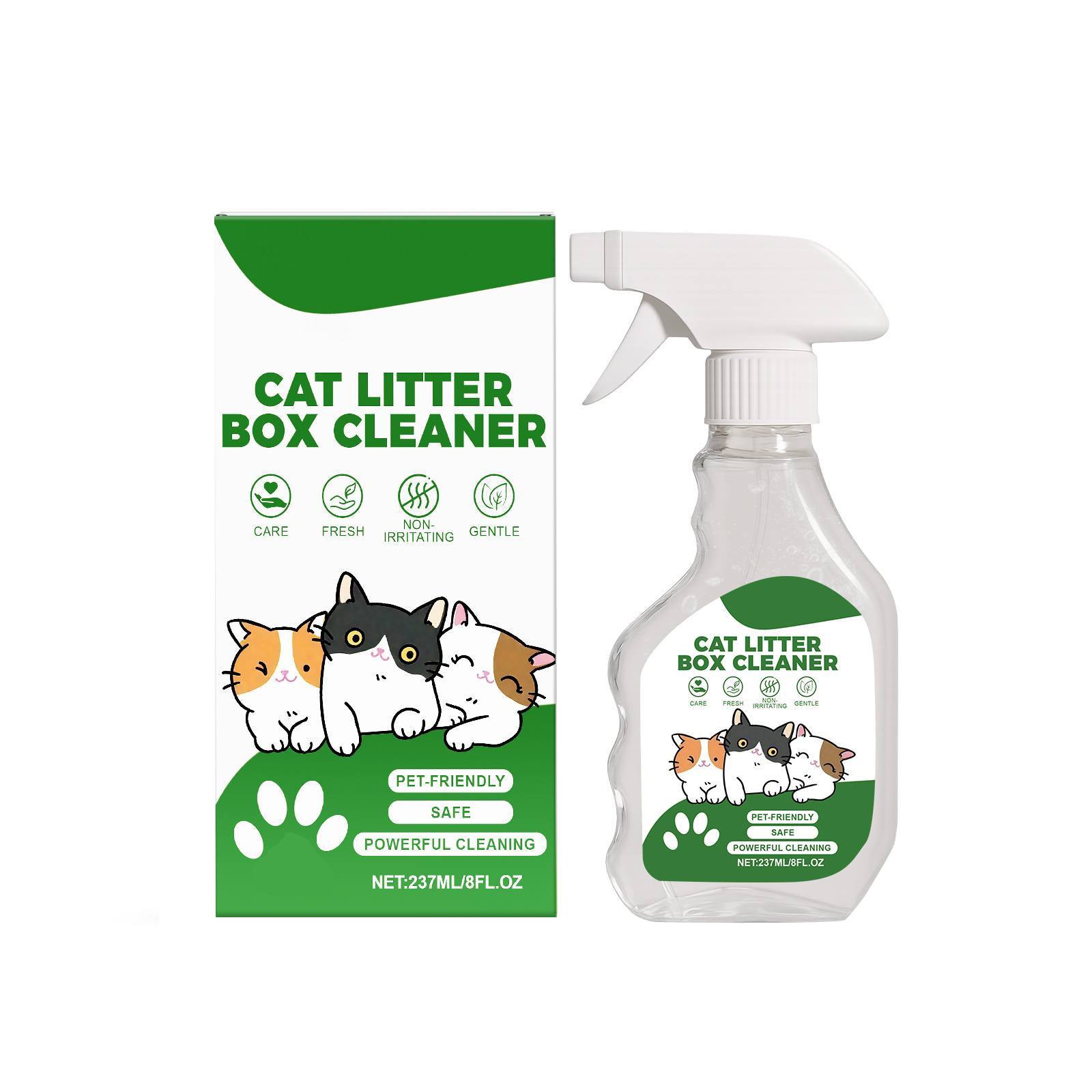 

Устранитель запаха кошачьего туалета, устраняющий запах фекалий, мочи и аммиака в кошачьих туалетах, 237 мл One Size белый