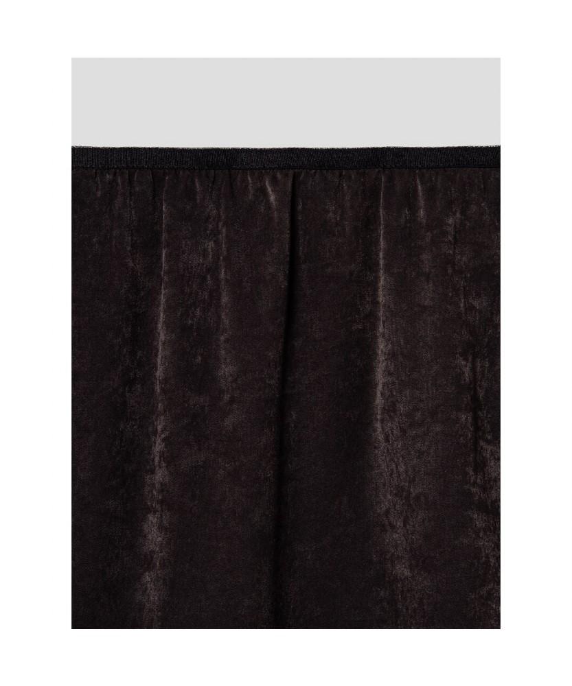 Anggae Brown Chouchou Cutout Skirt Brown