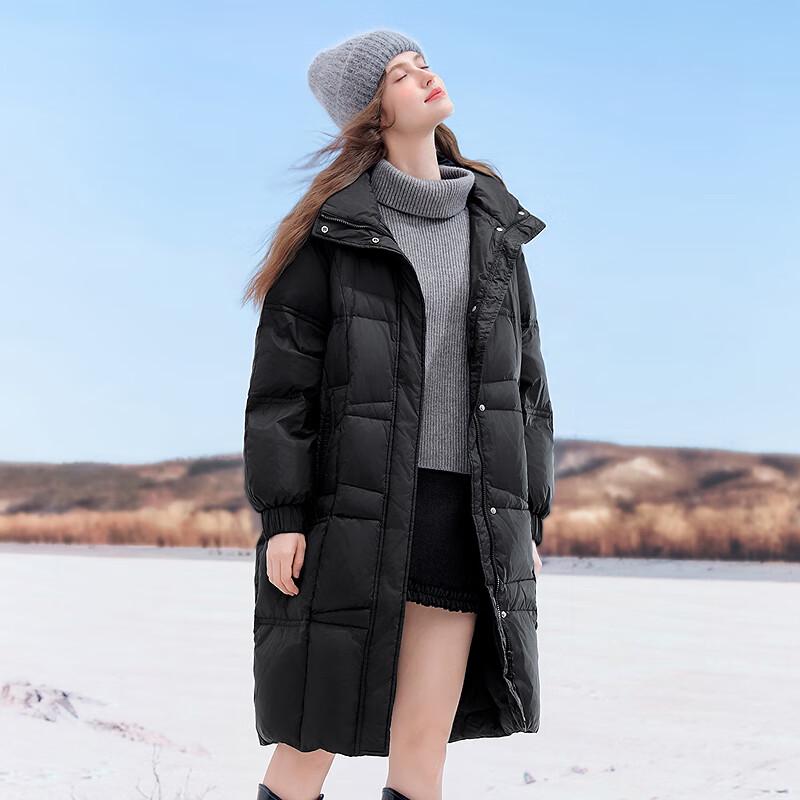 Betu Women's Mid-Length Loose Fit Down Jacket