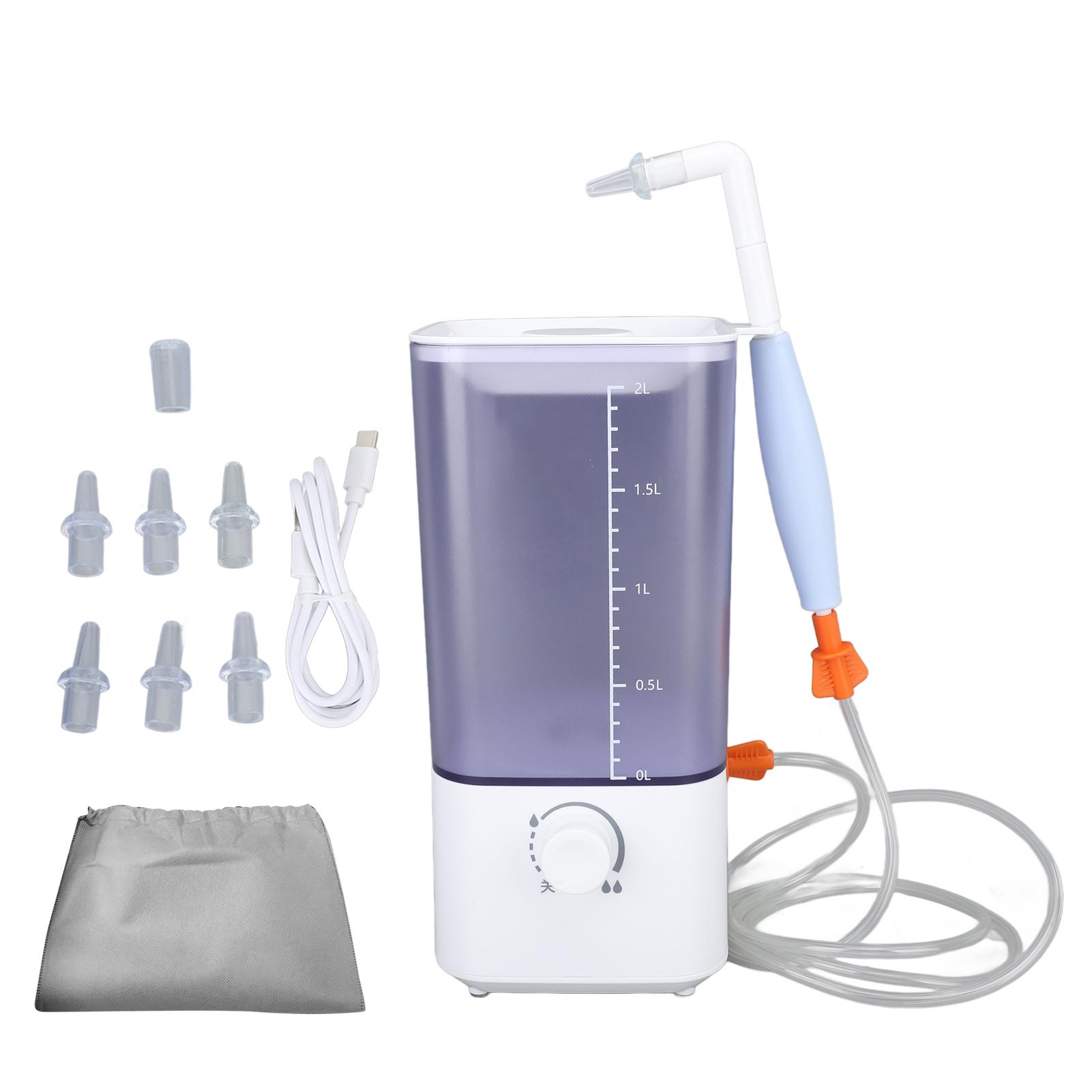 

Электрический набор для клизмы 2000 мл, очищение толстой кишки, многоразовая зарядка через USB, гидротерапевтическая система для дома