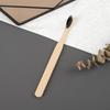 Ready Stock Fast Shipping Eco Natural Organic Biodegradable Square Handle Soft Bristles Custom Logo Bamboo Toothbrush