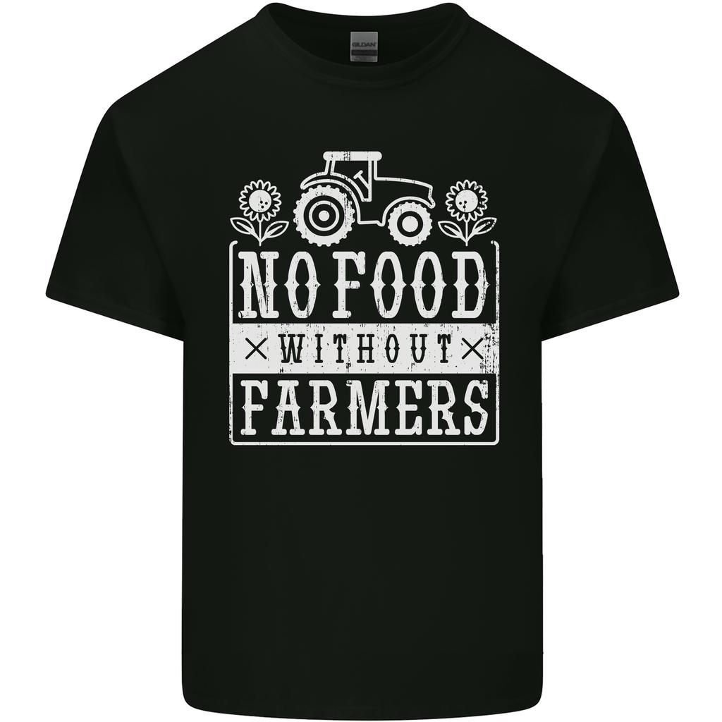 No Food Without Farming Farmers Unisexs Light Cotton TShirt