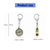 Portable Zinc Alloy Pocket Compasses With Keyring Camping Compasses Keychain Navigation Tool Climbing Equipment Enduring