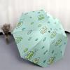 KEROKEROKEROPPI Automatic Folding Umbrella-Simple 8-Rib Design, Bright Cartoon Pattern, Durable Iron Frame, Suitable For Travel, Outdoor, Be