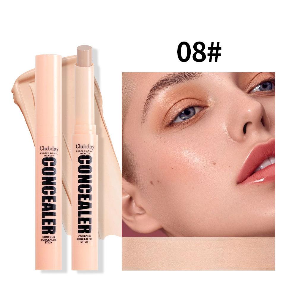 Facial Makeup Matte Natural Shadow Three-dimensional Contouring Stick Spot and Acne Mark Concealer Stick