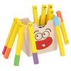 French Fries Matching Toy Stimulation Basswood Pretend French Fries Color Matching Games for