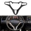 Steering Wheel Trim Cover 78540‑SVA‑A01ZA Stylish Look Steering Wheel Panel Decor Sticker for   8th FD2 2006 To 2011