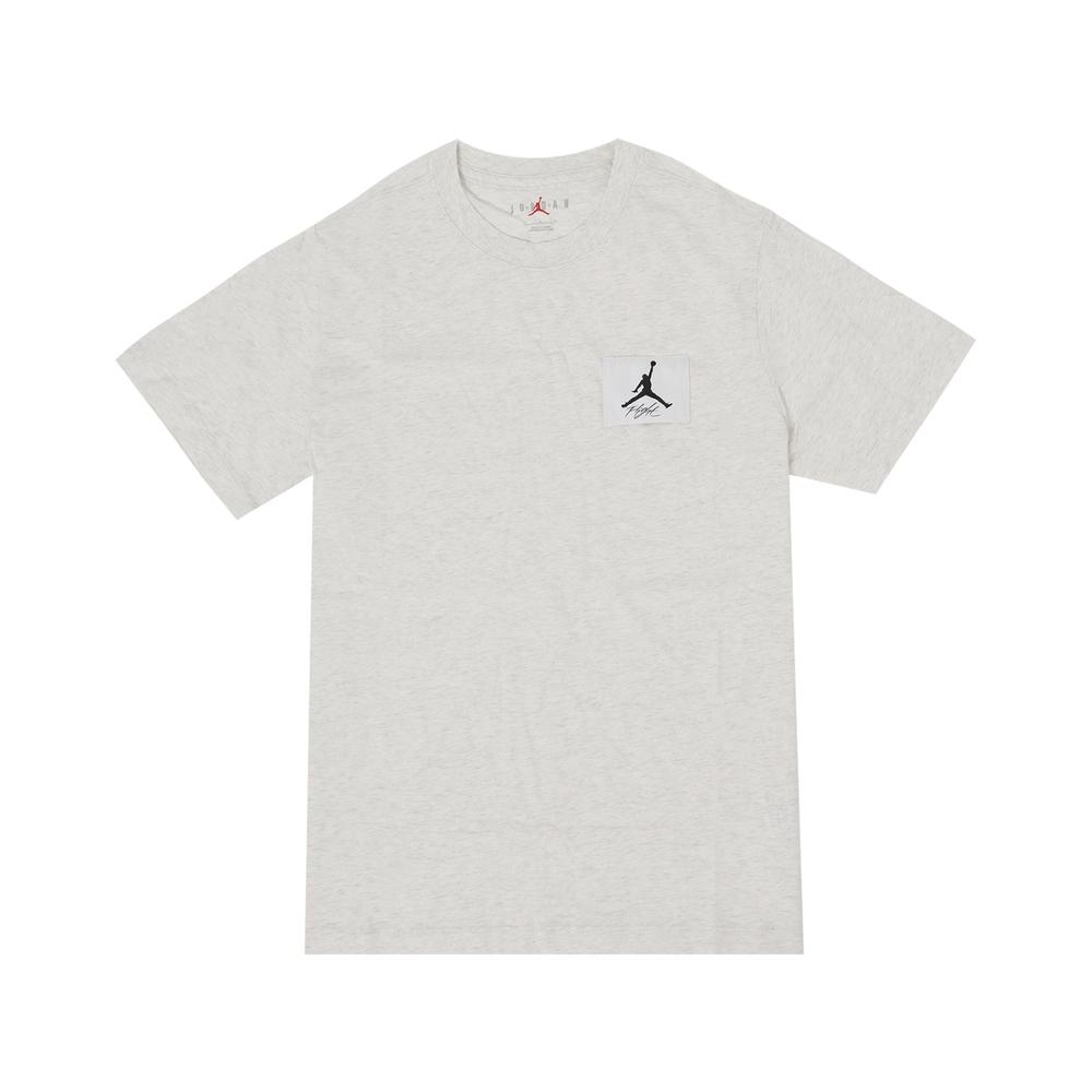 

Jordan Flight Patch Tee Breathable Moisture-Wicking Comfortable Lightweight Short Sleeve Shirt Men Tops Gray DQ7375-141 XL