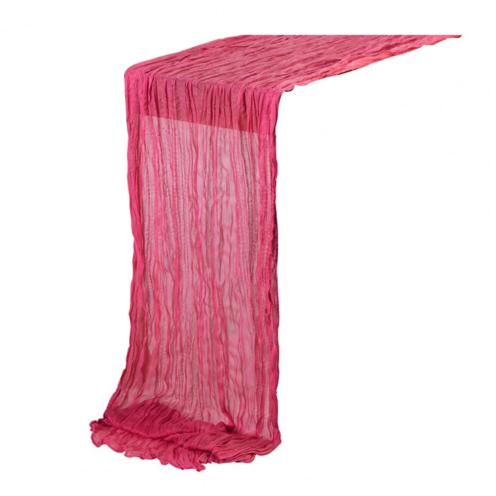 

Настільна доріжка Сільська скатертина М’яка миюча невицвітаюча скатертина ручного фарбування Прикраса весільної вечірки Other рожевий червоний колір