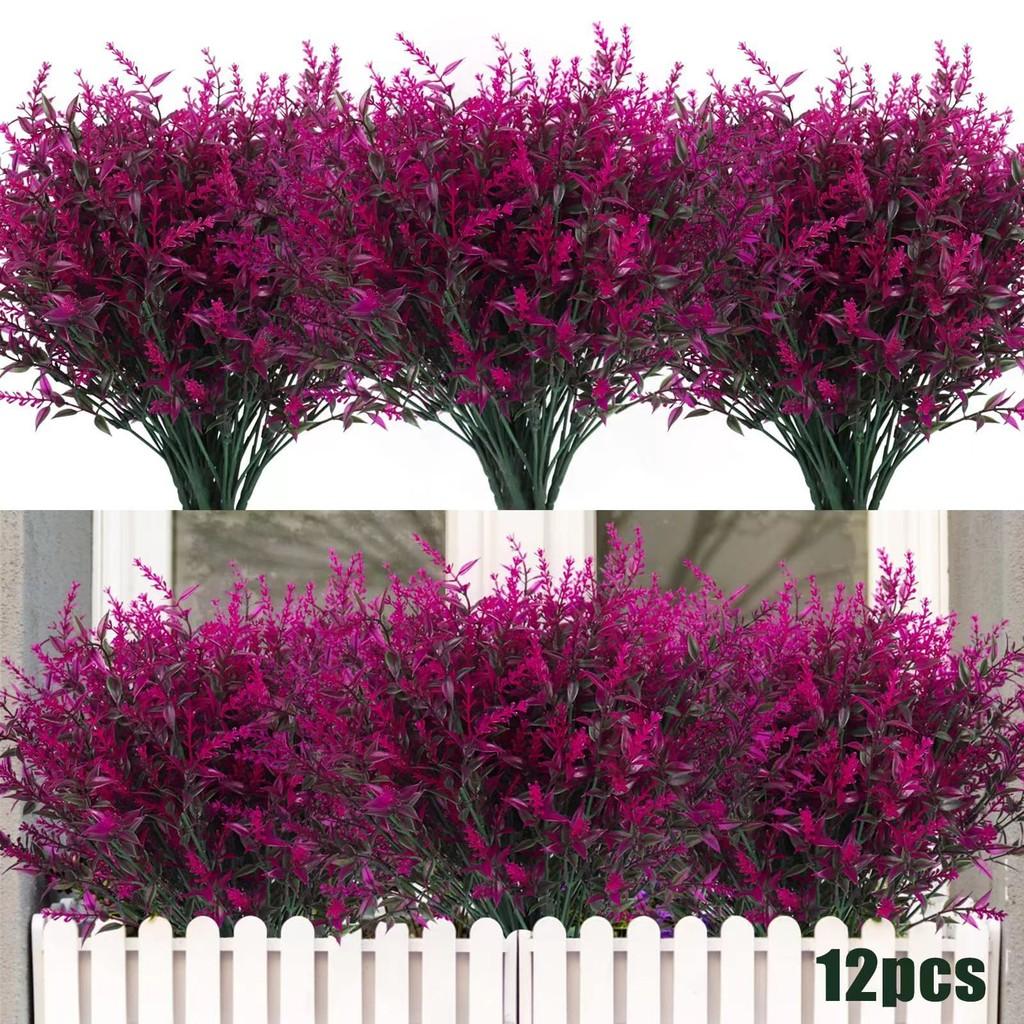 Artificial Lavender Flowers Decor For Indoor And Outdoor Use