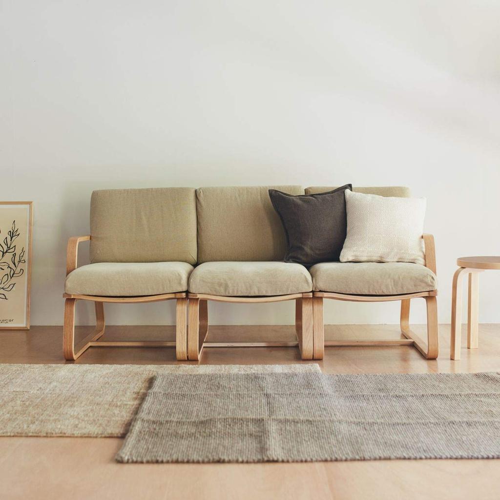 MUJI Oak Sofa Chair That Can Be Used In the Living Room or Dining Room Width 55 X Depth 78 X Height 77 Cm 82598469