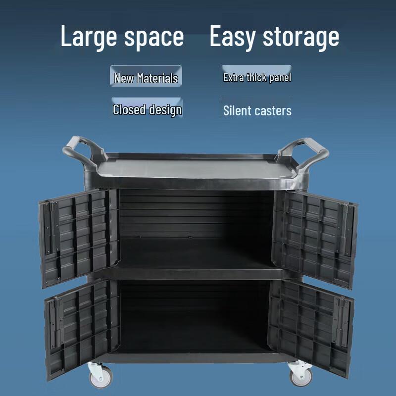 Commercial 3-Tier Insulated Food Service Cart