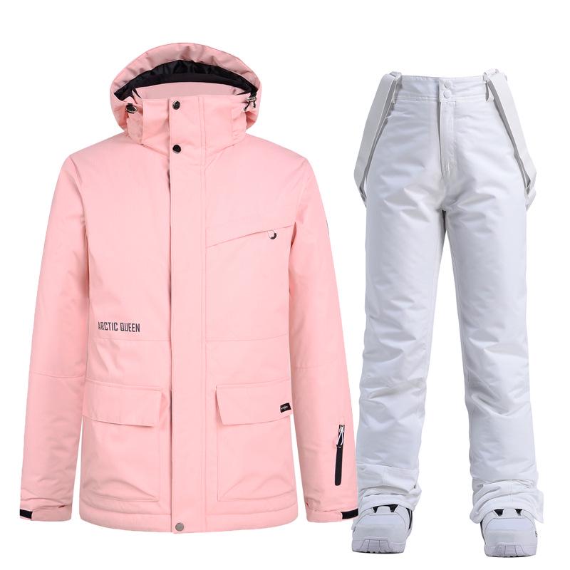 Couples' Warm Korean-Style Snowboard Suit Set