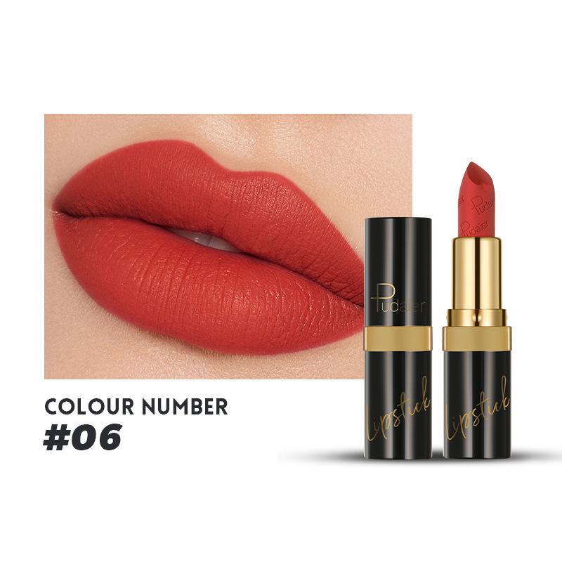 Matte Lipstick 10 Colors Velvet Non-stick Lip Glaze Highly Pigmented Long Lasting Lip Honey Lip Gloss