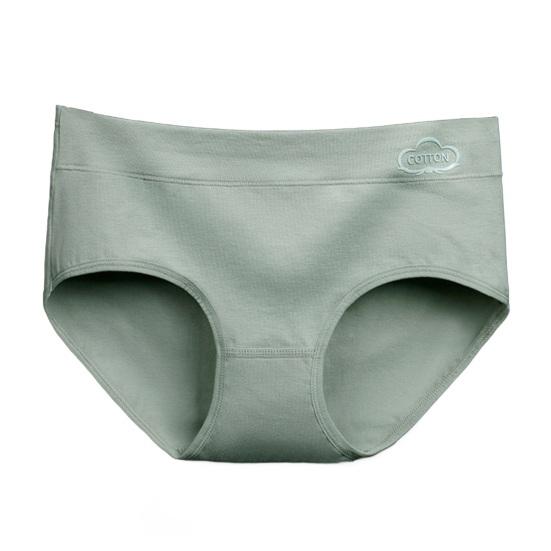 Cotton Underwear for Women Mid Waisted Full Coverage Ladies Briefs Soft Breathable Moisture Wicking Panties