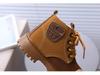 Kids' British Style Fleece-Lined Martin Boots: Warm, Non-Slip, Soft Sole Ankle Boots for Boys and Girls