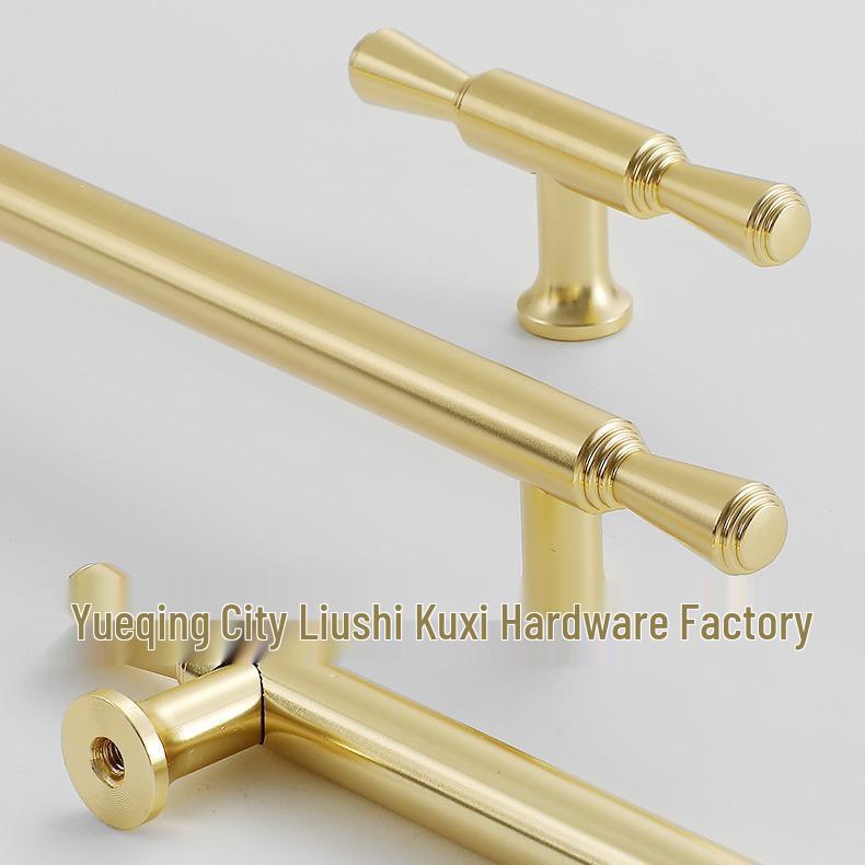 Nordic Luxury Gold Aluminum Cabinet and Drawer Handle