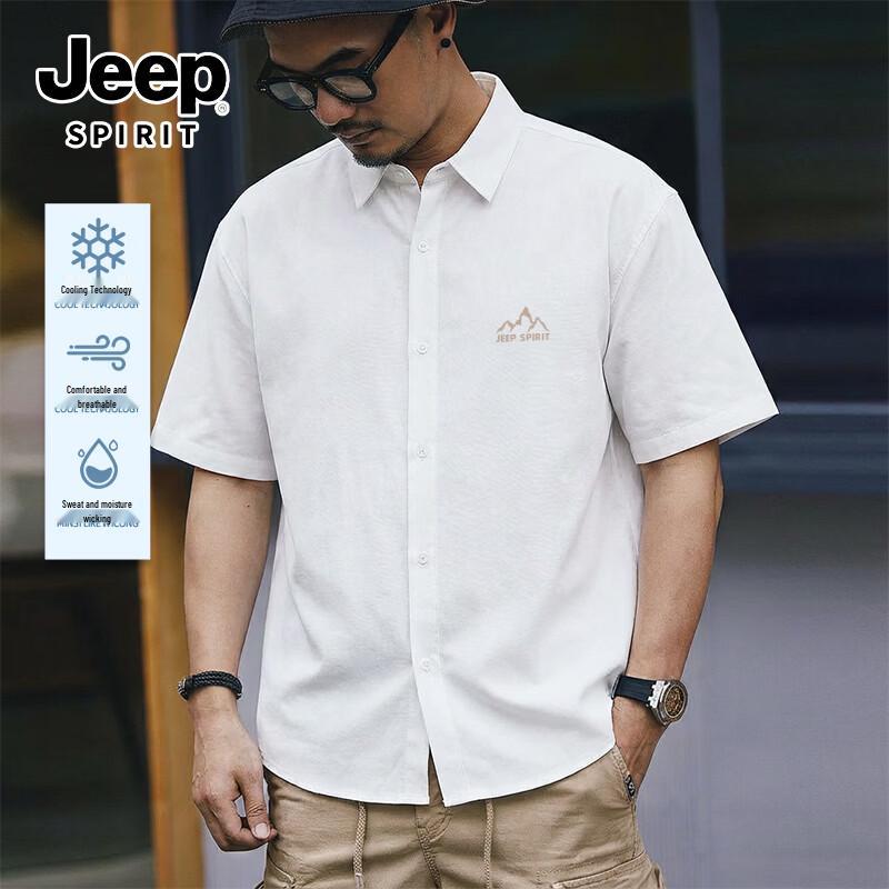 Мужская футболка JEEP SPIRIT с эффектом охлаждения, с коротким рукавом 2XL