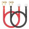 Universal 2AWG Automotive Battery Cable 20Inch Battery Inverter Cable Ideal For Solar Panel Boats And Vehicles