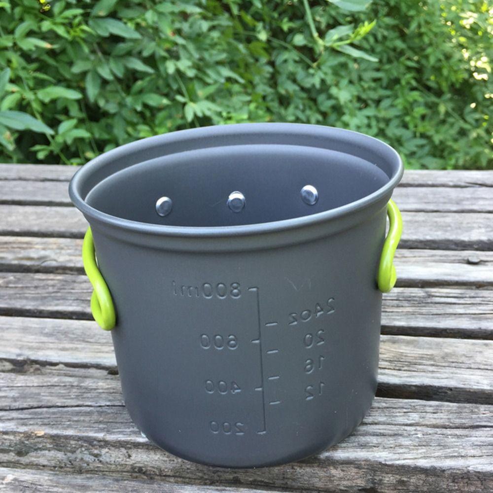 Hard Aluminum Alloy Material Camping Cookware Lightweight Outdoor Tableware  Backpacking