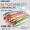 3D Luminous Fast Sinking Metal Jig for Sea Fishing: Ideal for Mackerel & Kingfish