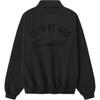 Fear of God Essentials Embroidered Classic Polo Sweatshirt Vintage Black Men Tops 192HO252042F