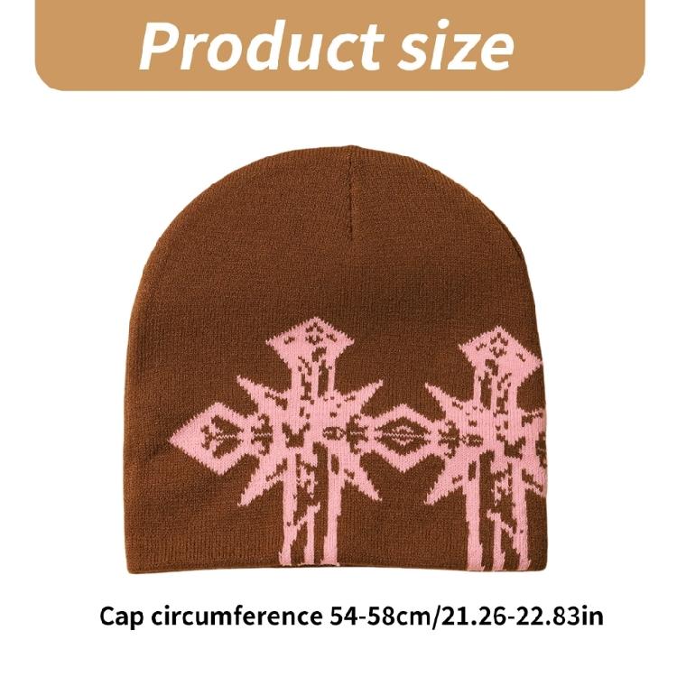 Knit Hat Beanies Pullover Warm Skull Caps Knitted Hat Party Club Accessories