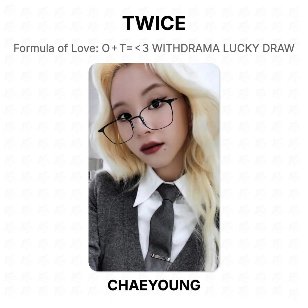 Twice Formula d'amore: O+T=<3 ESTRAZIONE FORTUNATA UFFICIALE Fotocarta