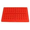 Food-Grade Silicone Waffle Mold Square Flower-Shaped Non-Stick Baking Tray, Easy Release Waffle Maker DIY Breakfast Dessert Mold