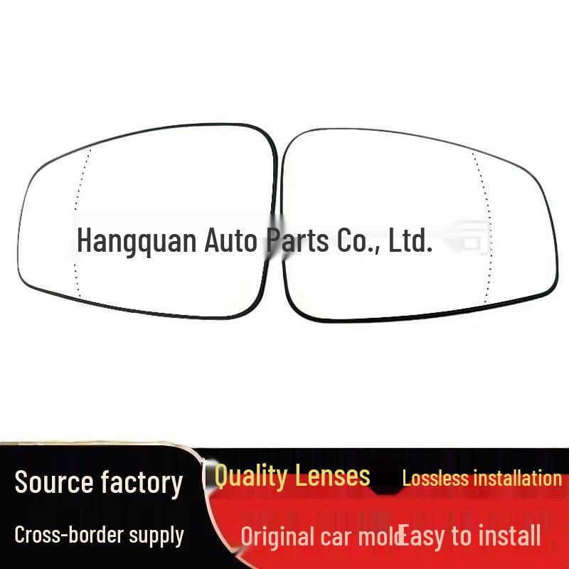 

Rearview/Panoramic Mirror Lens for 2015-2021 Renault Megane, Talisman, Clio. Driver Side - Left with Heating