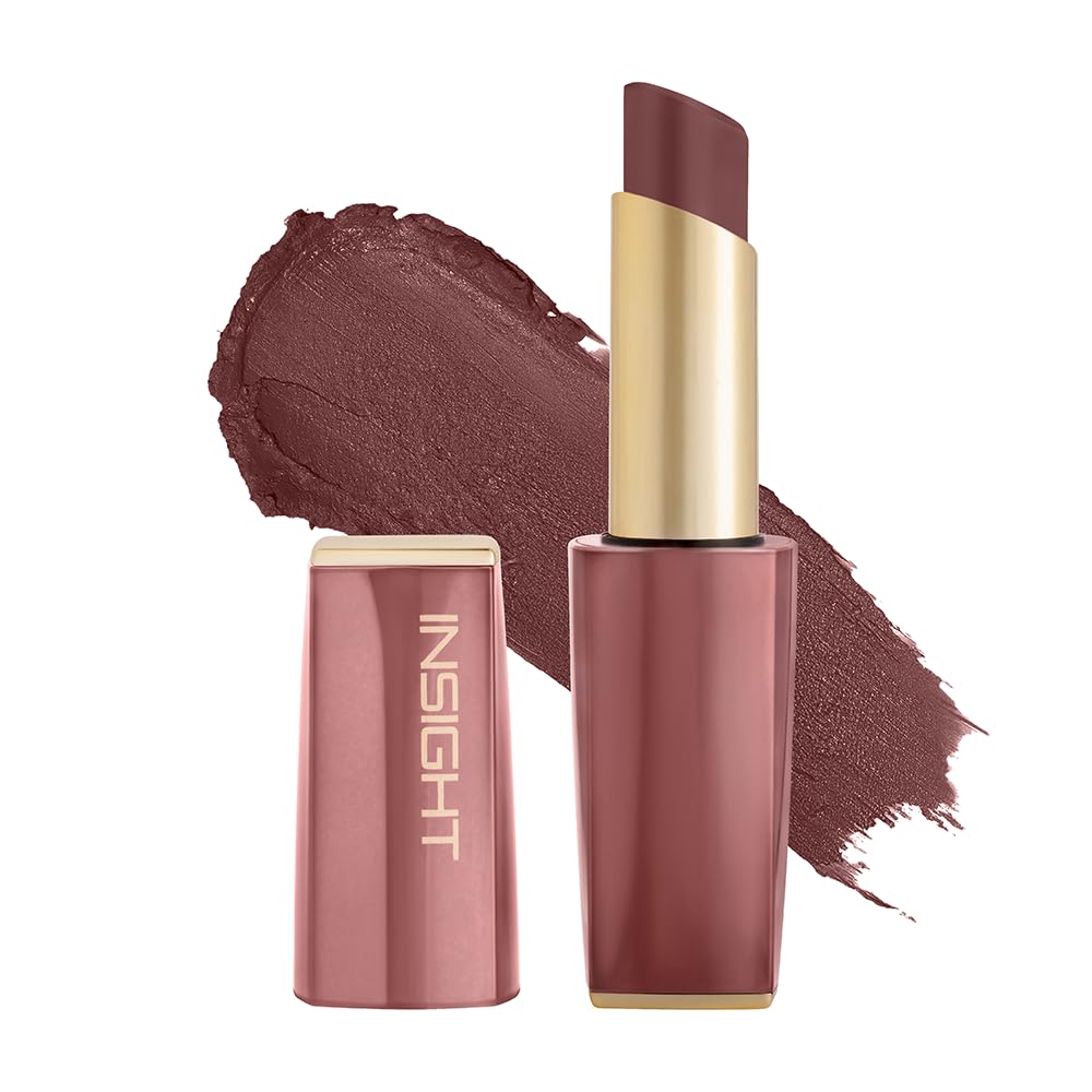 INSIGHT Pure Matte Lipstick - Unmatchable| High Pigment, Long Lasting Smooth Matte Finish | Enriched with Vitamin E & Coconut Oil - 3.3 G