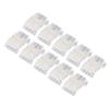 10pcs 4PIN COB LED Strip Connector Transparent Solderless LED Adapter  For School