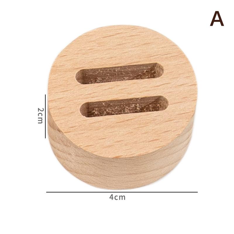 Solid Walnut Ring Display Stand Jewelry Showcase Tray For Market Stall Shop Display Storage Organizer