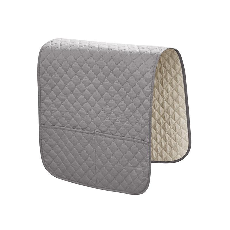 Home Sofa Armrest Towel Protective Pad With Pocket
