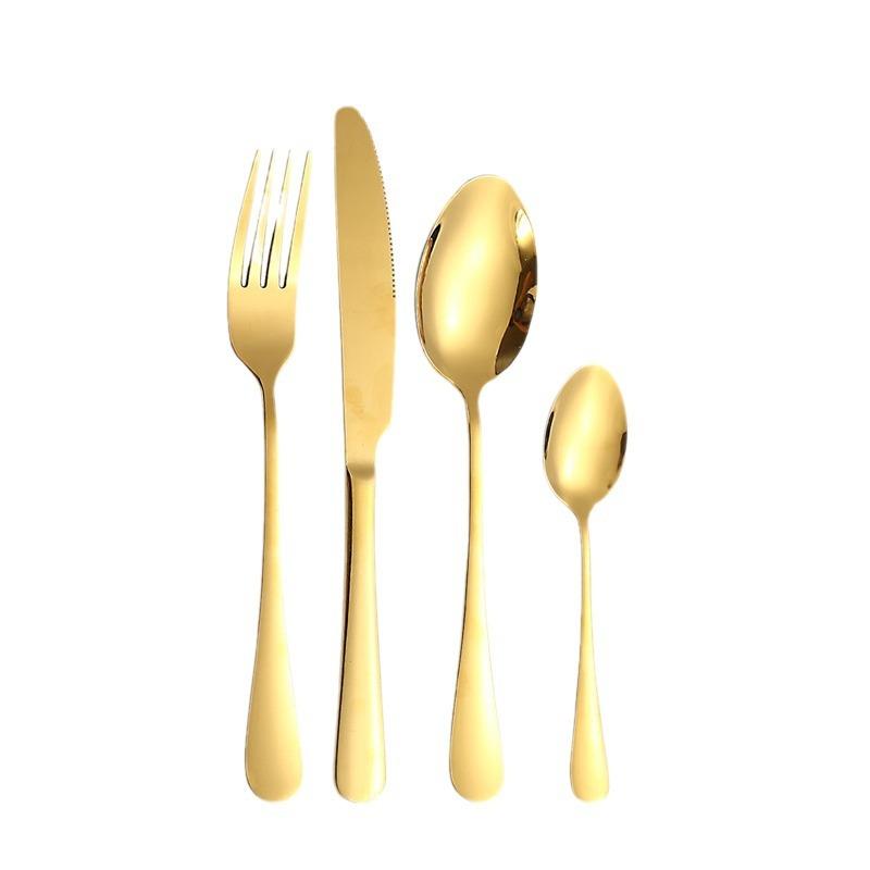 1010 Stainless Steel Cutlery Hanger Knife Fork Spoon 24 Sets of Western Steak Knife Fork Spoon