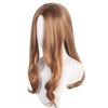 60 cm Megan Cosplay Kostüm Perücke M3GAN AI Puppe Roboter Megan 60 cm Langes Haar Hitzebeständige Synthetische Halloween Rollenspiel Perücke