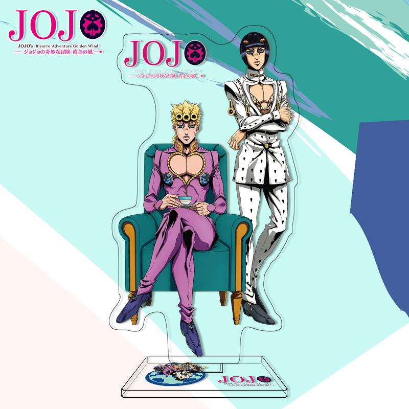 JOJO s Bizarre Adventure Golden Wind Anime Acrylic Standee Character Display Figurine Dropshipping Anime Merchandise