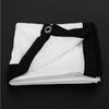 16:9 Thicken Portable Non Crease Soft White Polyester Projector Curtain Projection Screen(40in )