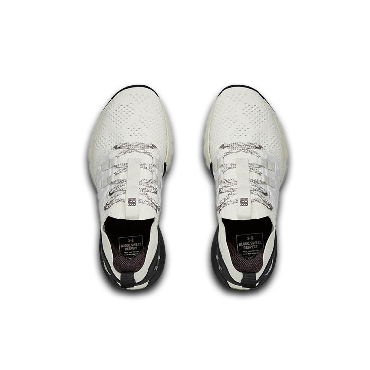 Under Armour Project Rock 3 Onyx White Black Women Sneakers 3023005-105