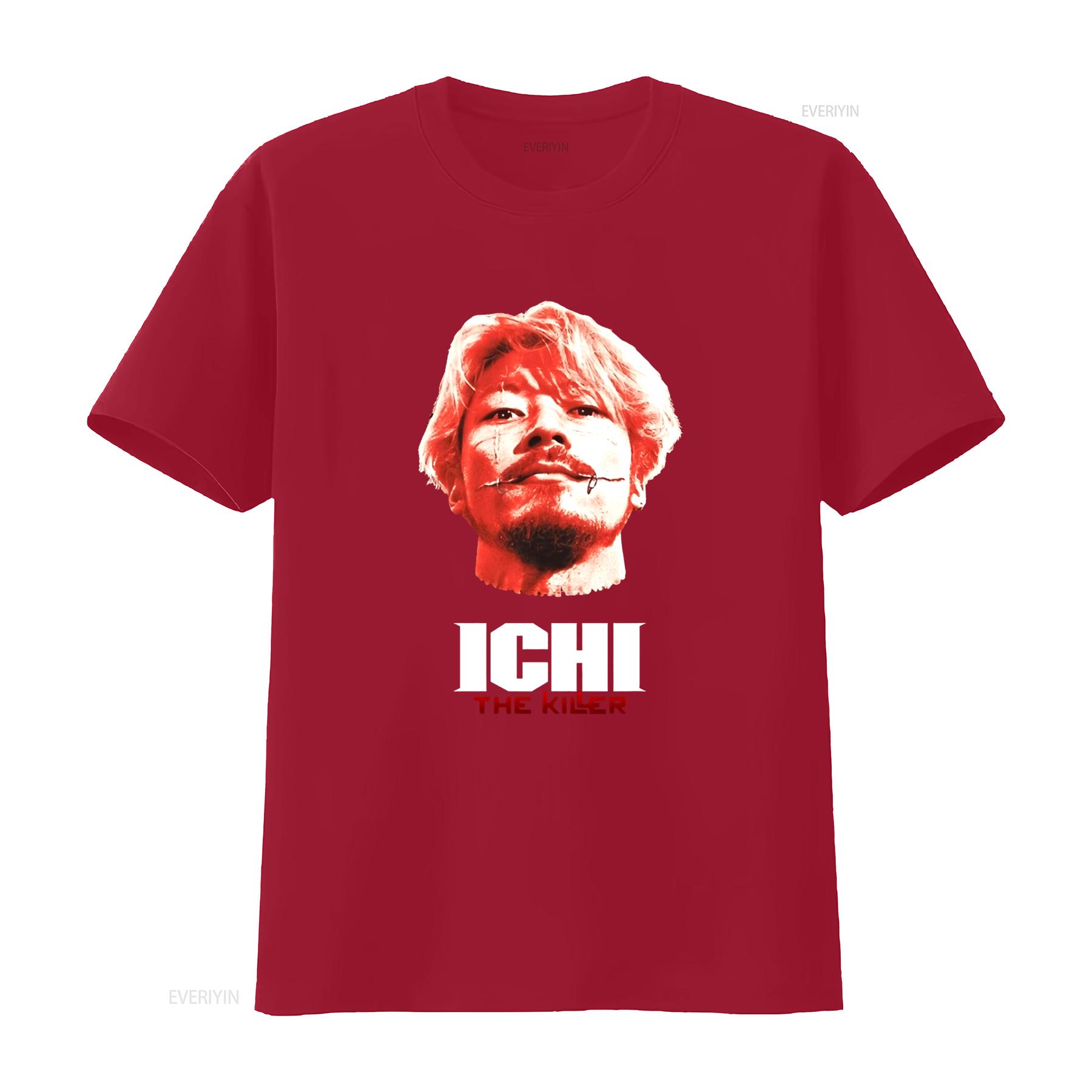 Ichi The Killer Japanese Movie Fan T Shirt Unique Design for Lovers vintage Washed streetwear homme Slightly S