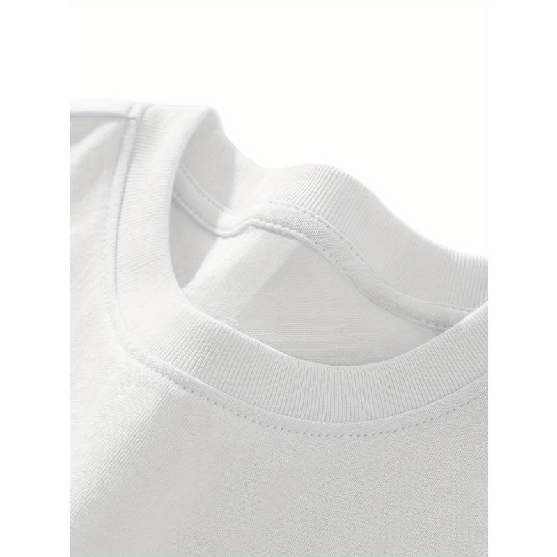 European sizes '  Black Question Mark Print - Short Sleeve Round Neck Casual Summer Top for &, Breathable White Shirt with Iconic Q Mark Symbol,