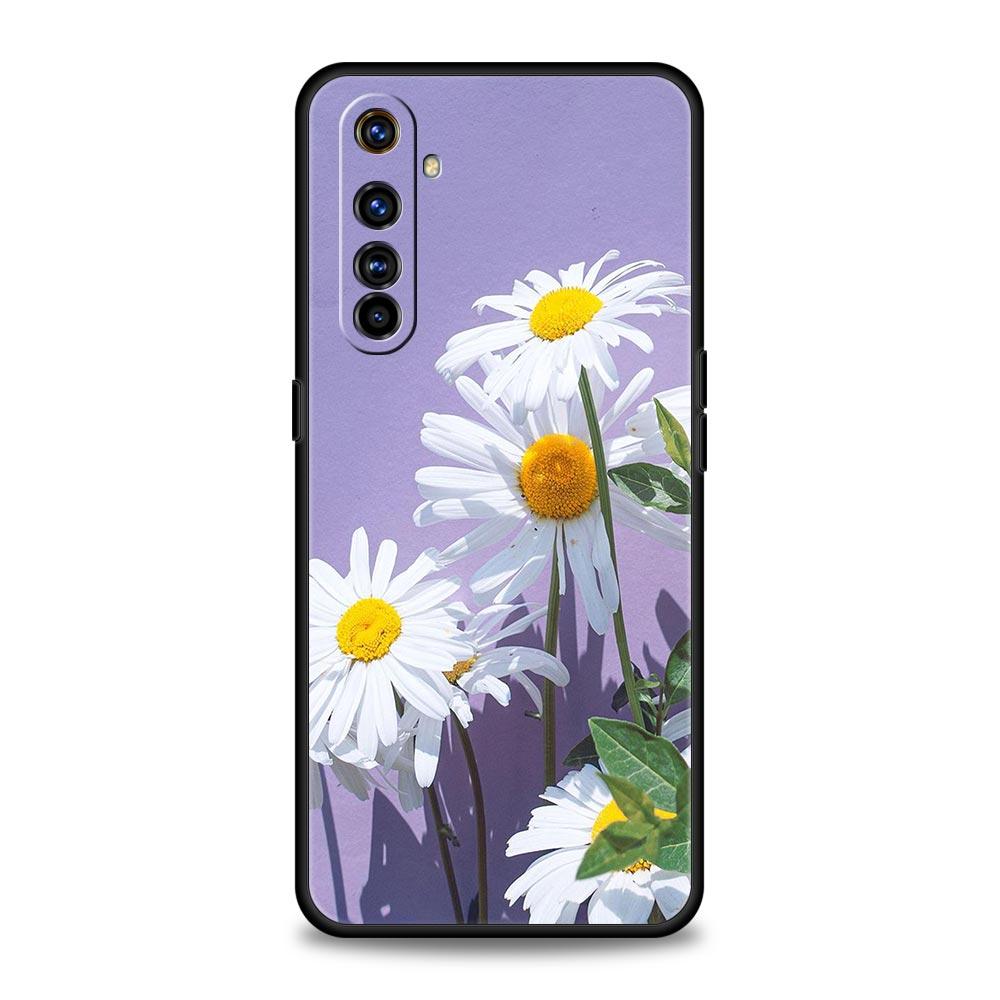 

flower 12 Phone Case For Realme 12 11 10 9 8 5G 7 6 GT5 GT3 GT2 Pro Plus C21 C11 C25 C35 GT Neo 2 3 3T 5 Soft Cover Realme 9 Pro