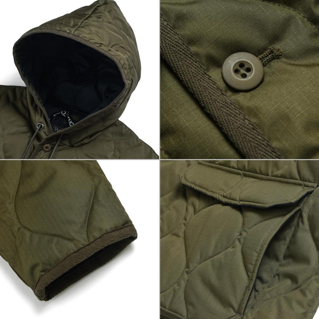 Taion Unisex Military Hooded Down Coat 106BML-LONG