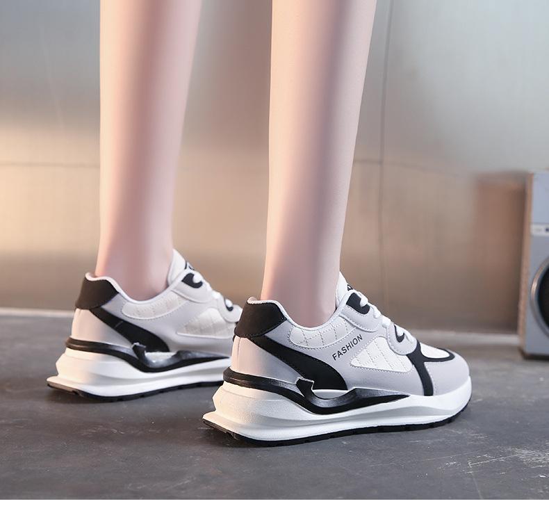 2024 Autumn New Trendy Fashion Casual Sports Footwear Retro Color Matching Forrest Sneaes Casual Shoesker Women