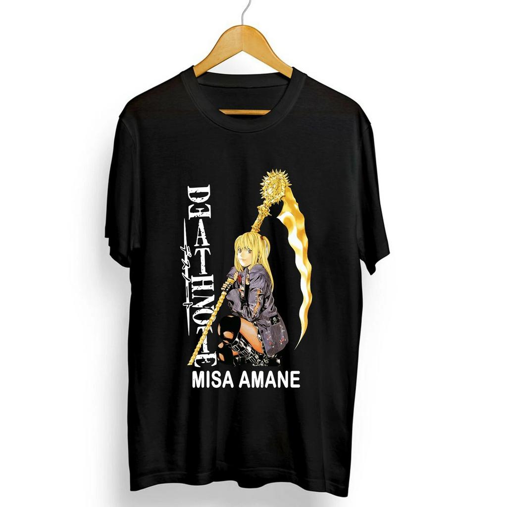 2026 New Spring Misa Amane Shirt Death Note L New Shirt 2022 Graphic Anime Womens Round Neck Short Sleeve