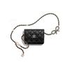CHANEL Grain Calfskin Fanny Pack Women's Black AP3352-B10706-94305