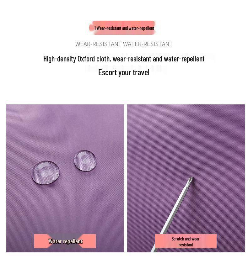 Large-Capacity Wheeled Waterproof Travel Bag for Short Trips